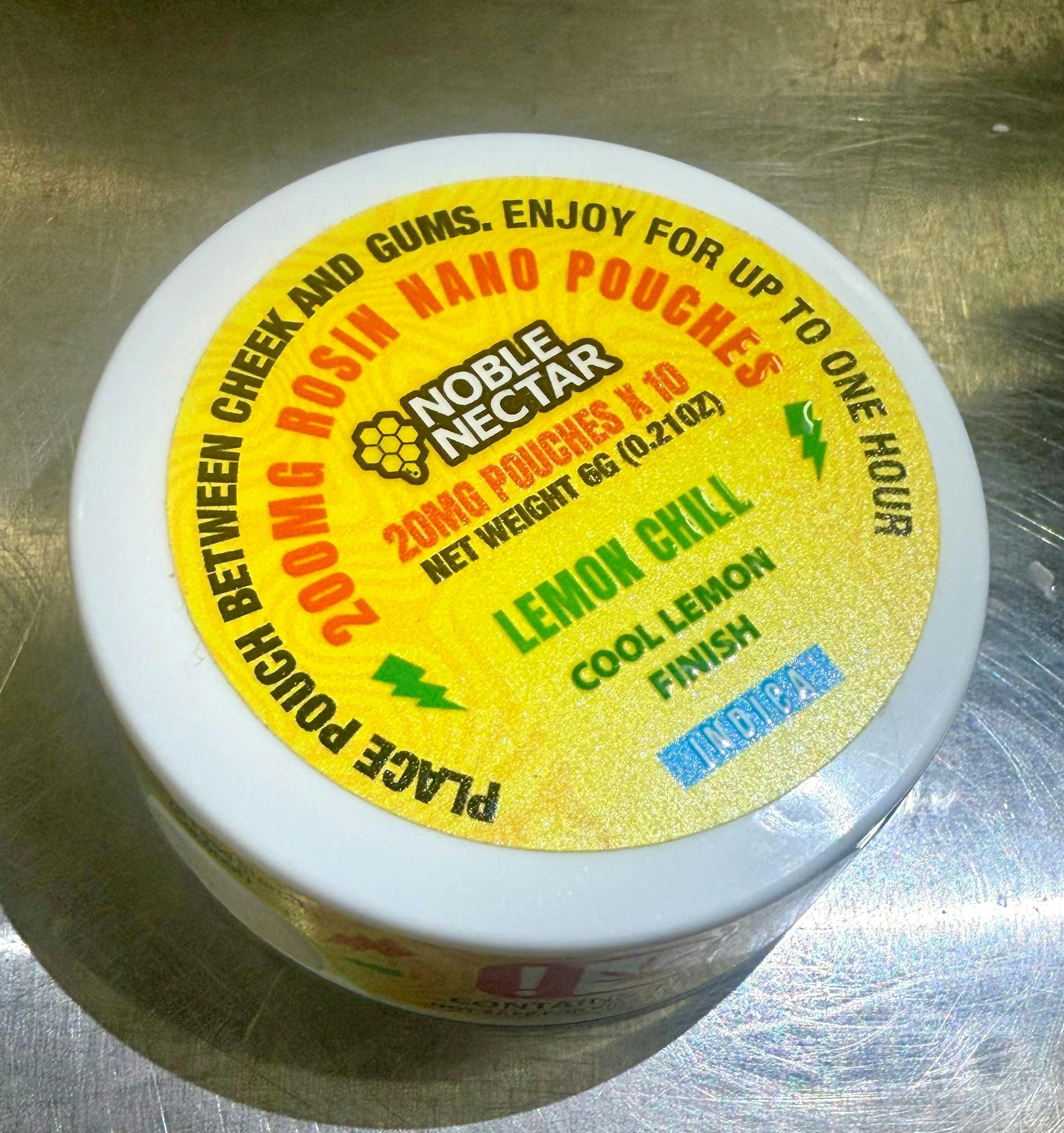 Jefe Distillate Nano Pouches - Lemon Chill - 200mg (10 x 20mg Pouches)