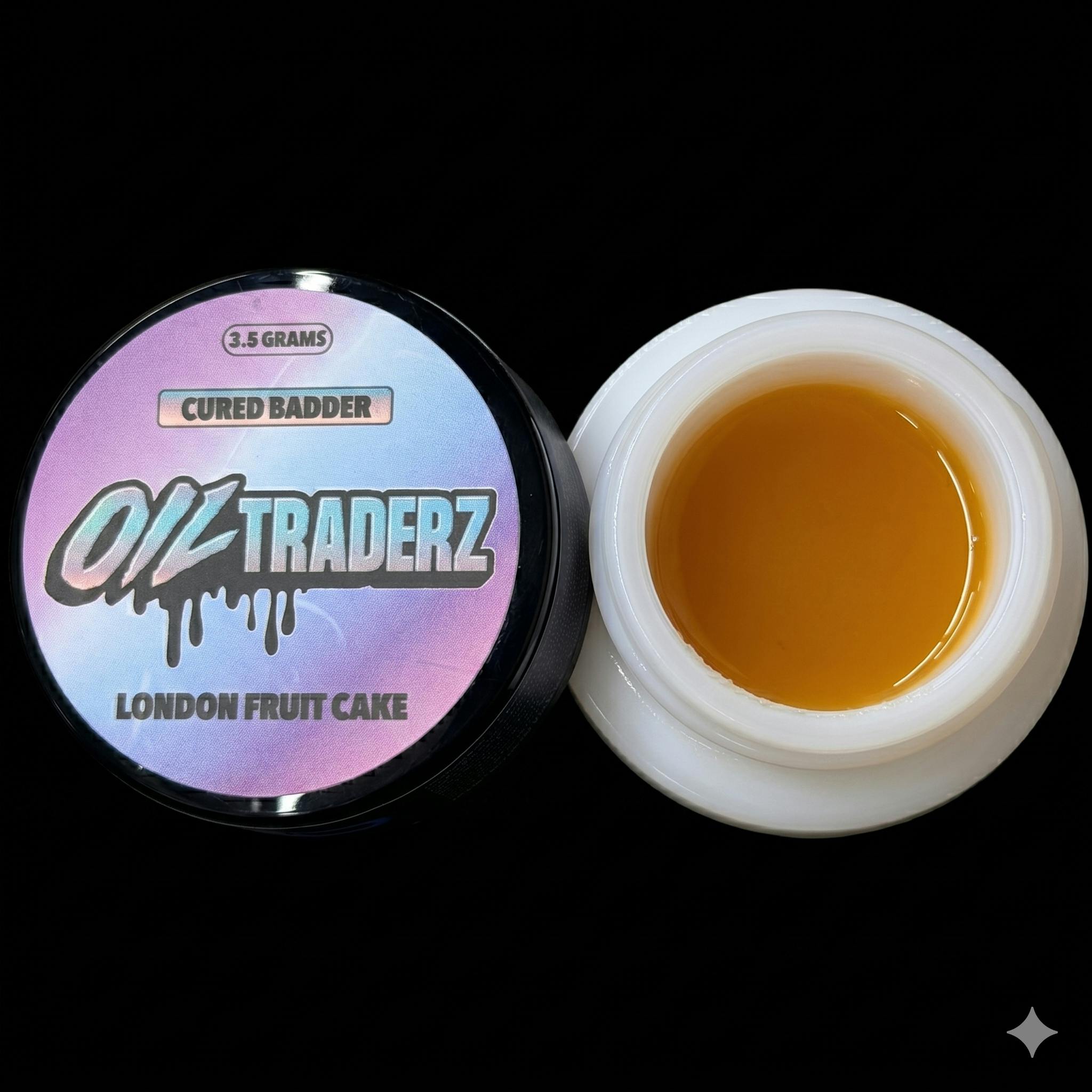 Oil Traderz - HYD - PKG - Badder [Cured] - Hybrid - London Fruit Cake - 3.5g
