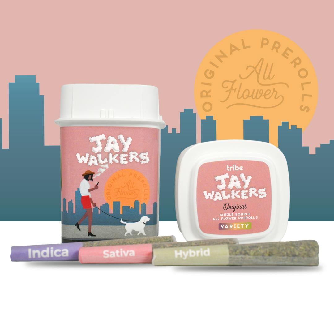 Jaywalkers Original - Variety - 11 pack - Full Flower Pre Rolls - 4.4g