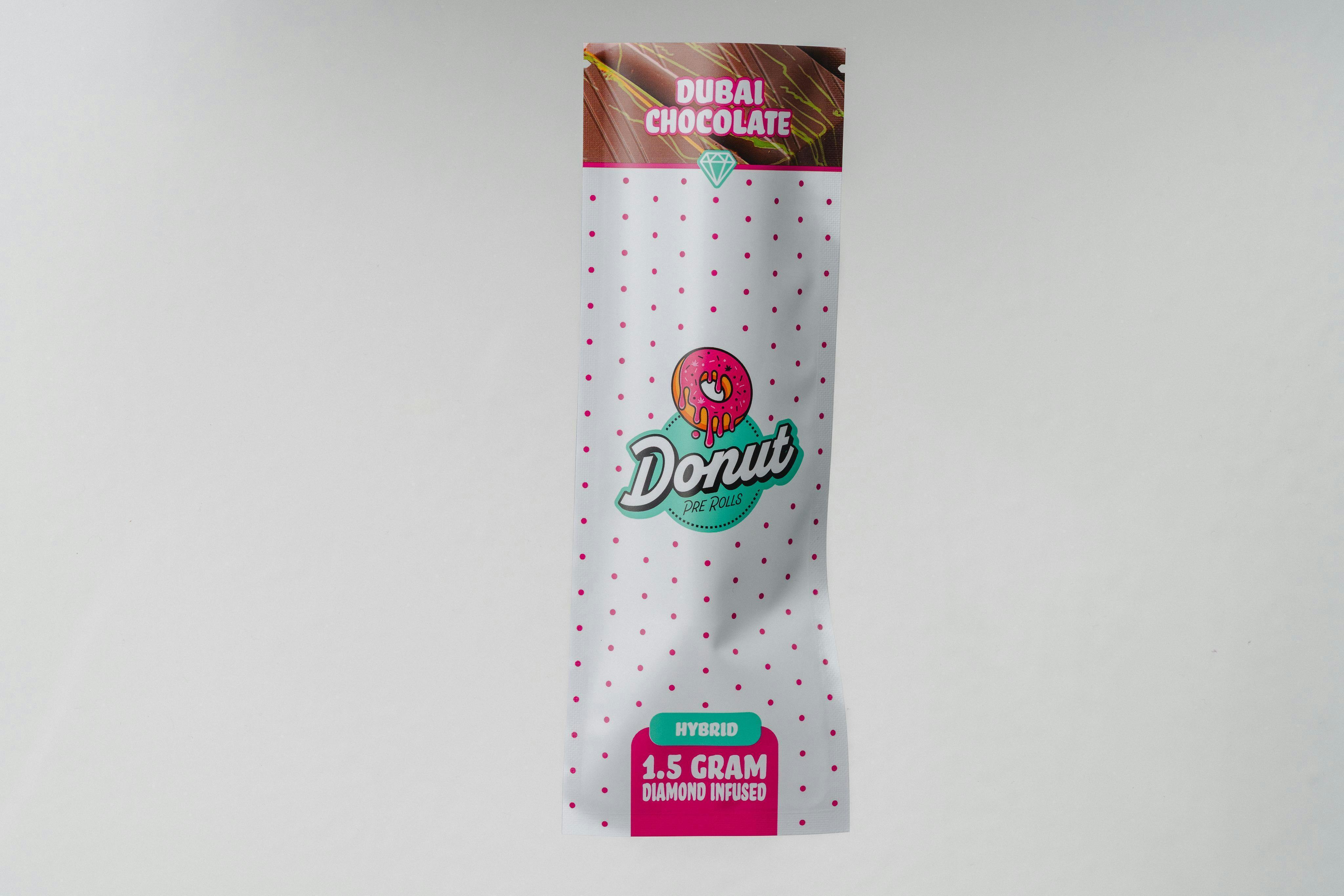 Donut - Single - Infused Preroll - Dubai Chocolate - 1.5g