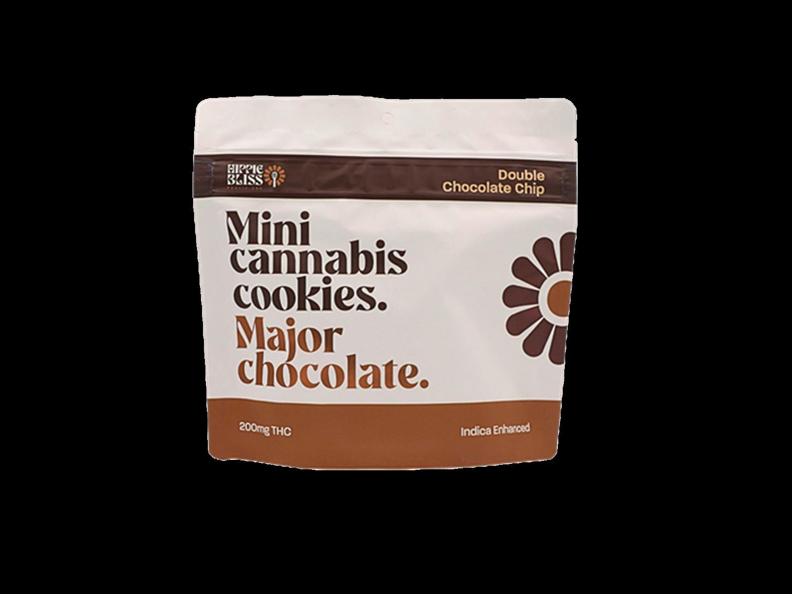 HIPPIE BLISS | DOUBLE CHOCOLATE CHIP | HYBRID | COOKIES | 200MG