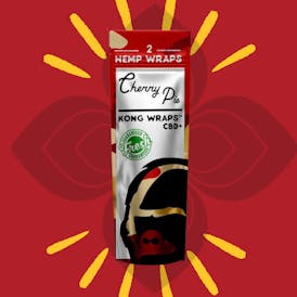 Kong Wraps Organic Hemp Leaf 2pk Blunt Wraps- Cherry Pie