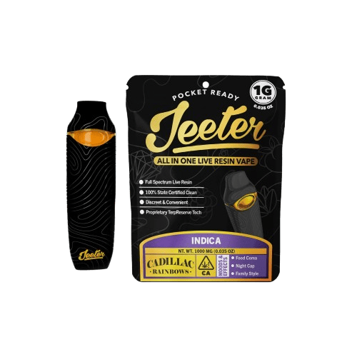 JEETER - LIVE RESIN READY TO USE VAPORIZER [1G] CADILLAC RAINBOWS