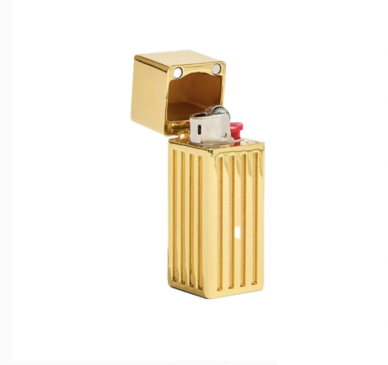 Lipstick Lighter Case Gold