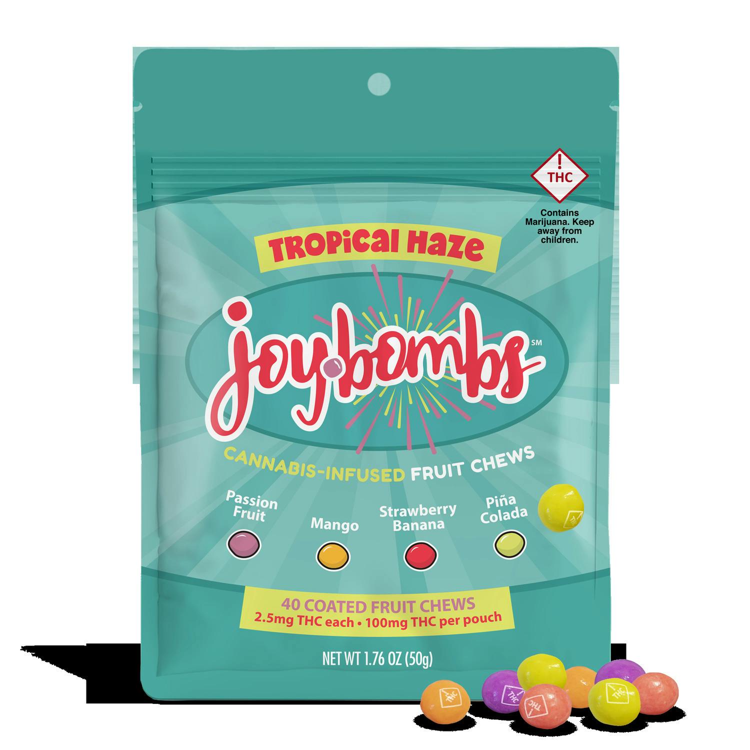 JOY BOMBS | TROPICAL HAZE | 100MG