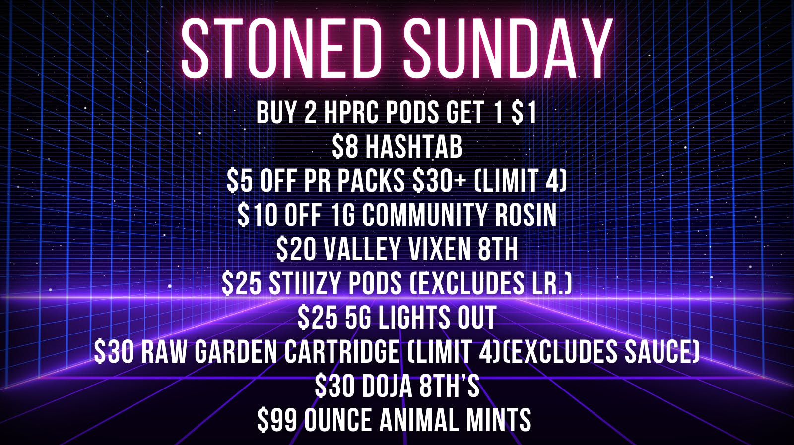 10/6 STONED SUNDAY! at Herbal Pain Relief Center Weedmaps