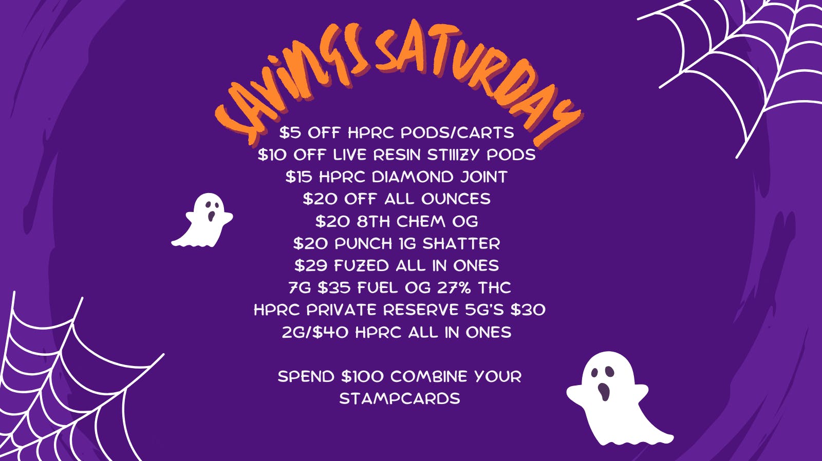 SAVINGS SATURDAY at Herbal Pain Relief Center Weedmaps