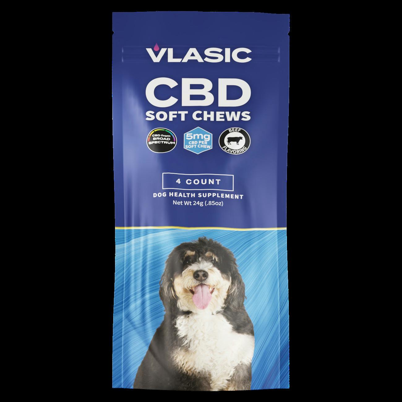 Vlasic Beef Broad Spectrum Mini CBD Dog Chews
