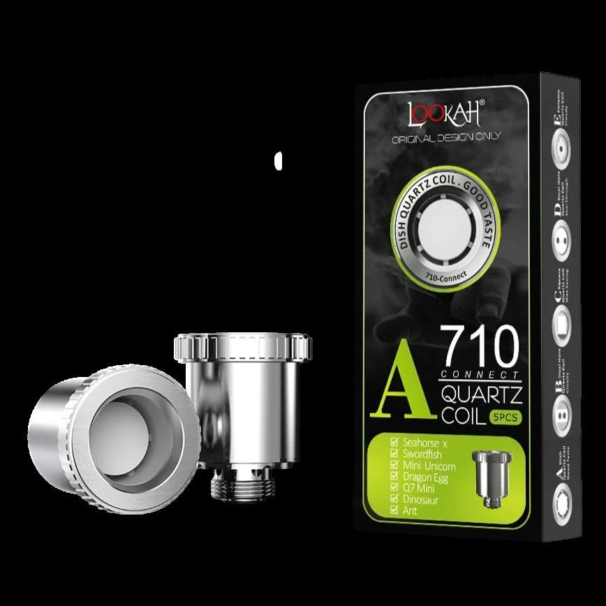 Lookah 710-A | Quartz Thread Coil | 5-Pack