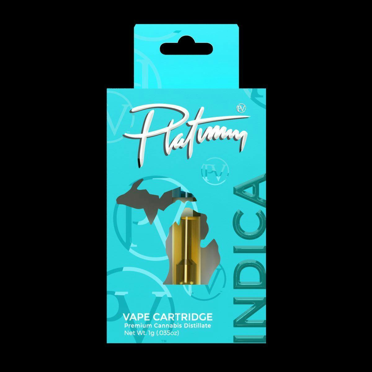 Platinum Vape GDP Indica 510 Cartridge