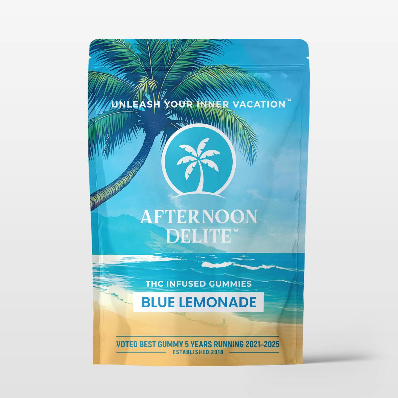 Afternoon Delite Blue Lemonade Gummies at Higher Love Cannabis Dispensary Crystal Falls
