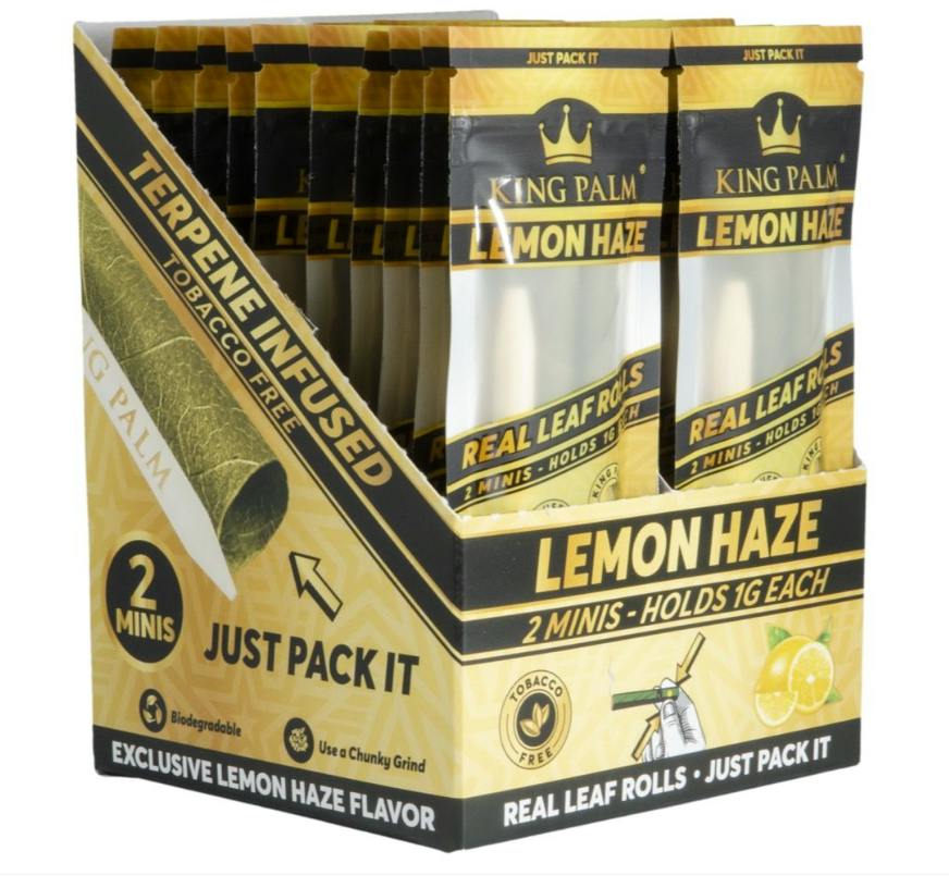 King Palm Mini - Lemon Haze (2 Roll Pack)