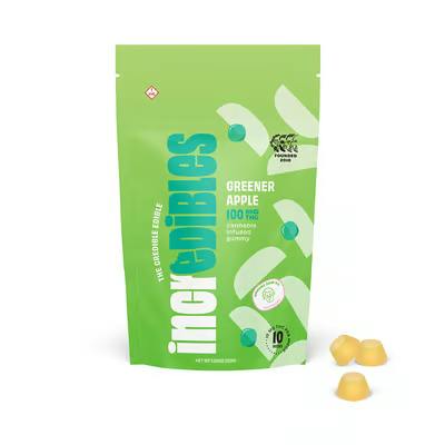 incredibles Greener Apple Gummies 10mg ea | 10-Pack