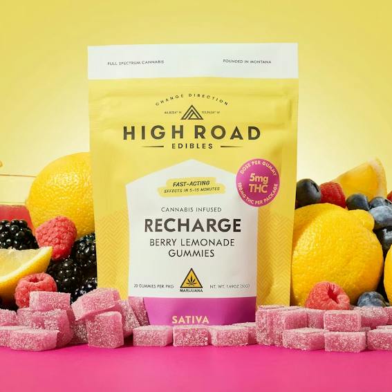 High Road - Fast Acting - Recharge - Berry Lemonade