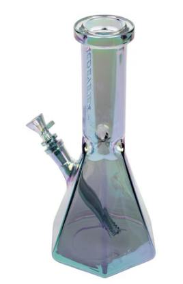 Red Eye Tek 10" Hex Base Beaker Bong Multiple Colours