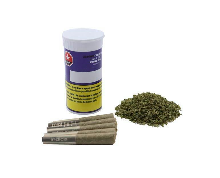 Violet Tourist - Mini J's Pink OG 5 x 0.35 g Pre-Rolls