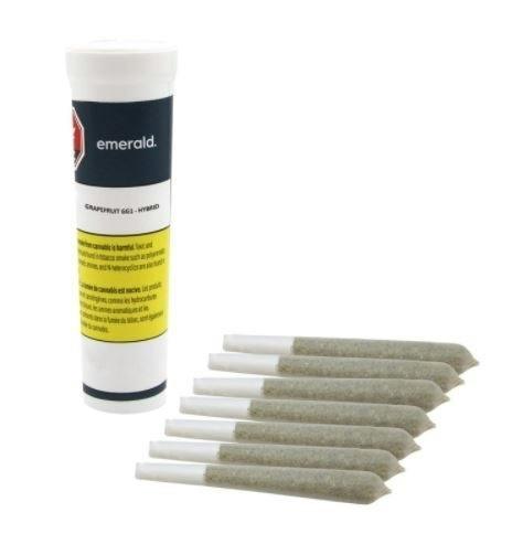 Emerald Health - Grapefruit GG1 7 x 0.5g Pre-Rolls