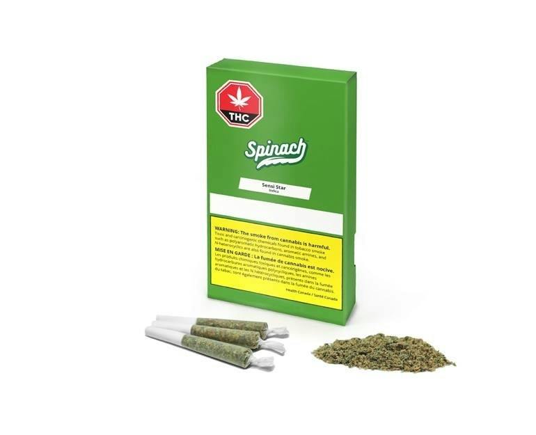 Spinach - Sensi Star 3 x 0.5g Pre-Rolls