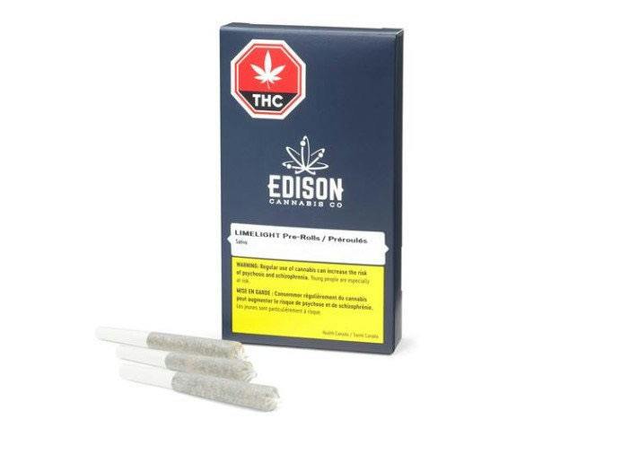 EDISON - Limelight 3 x 0.5 g Pre-Rolls