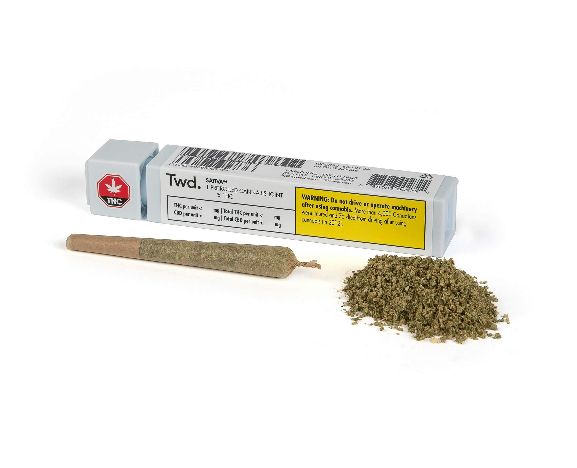 Twd. - Twd. Sativa 1 x 1g Pre-Roll