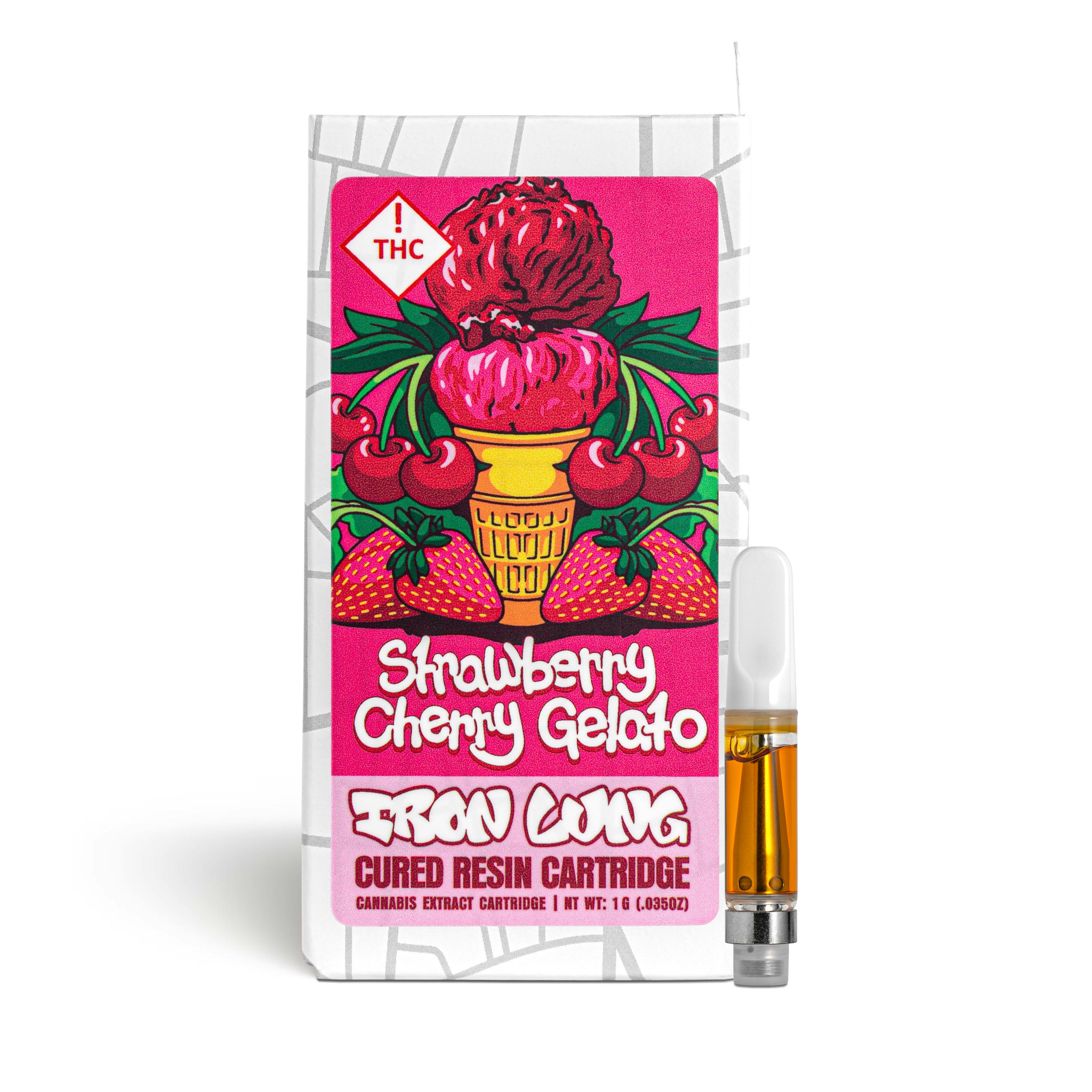 Strawberry Cherry Gelato #8 Cured Resin Cart