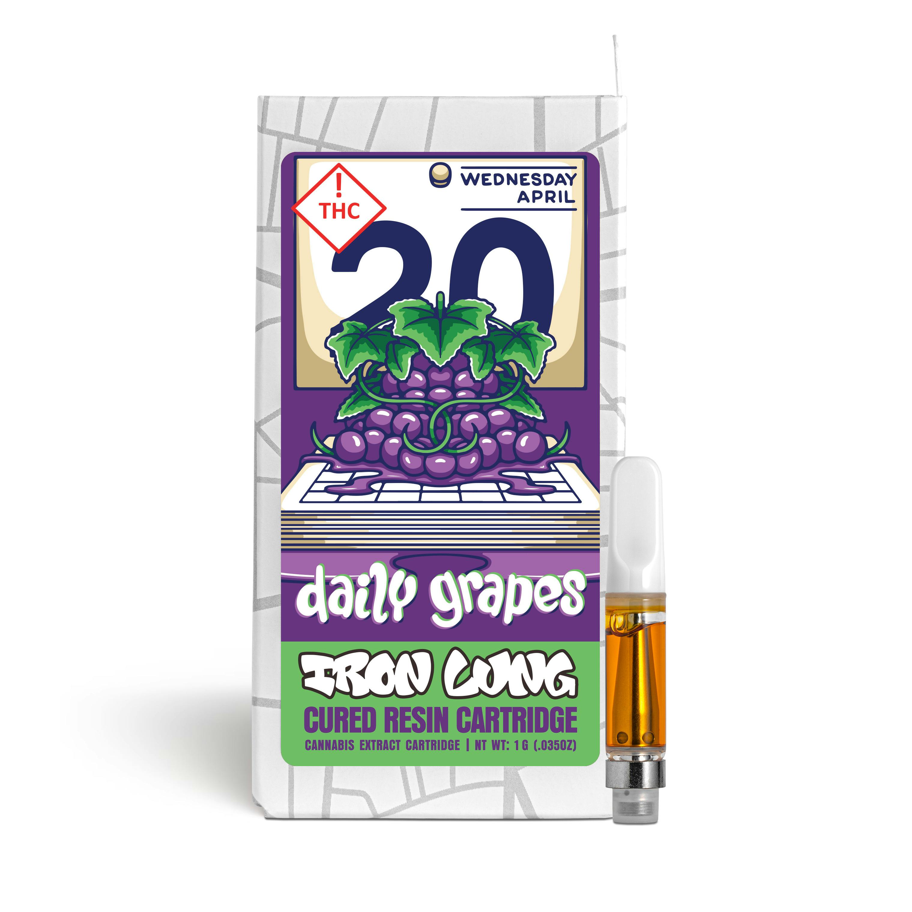 Daily Grapes Cured Resin Cart