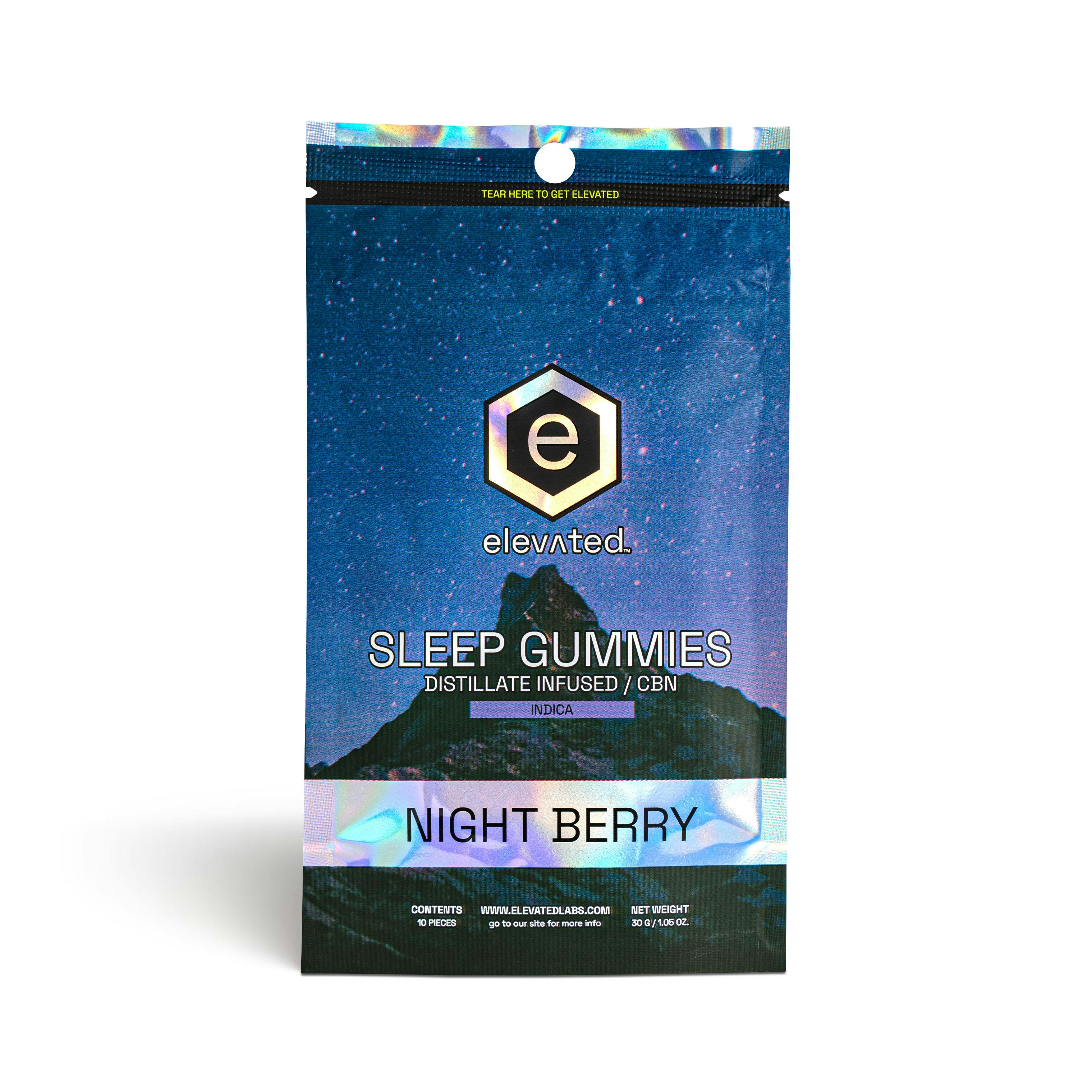 Nightberry Sleep Gummies 2:1 THC:CBN