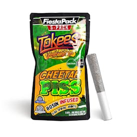 Cheetah Piss Tokees Rosin Infused Pre-Roll - 5 Pack