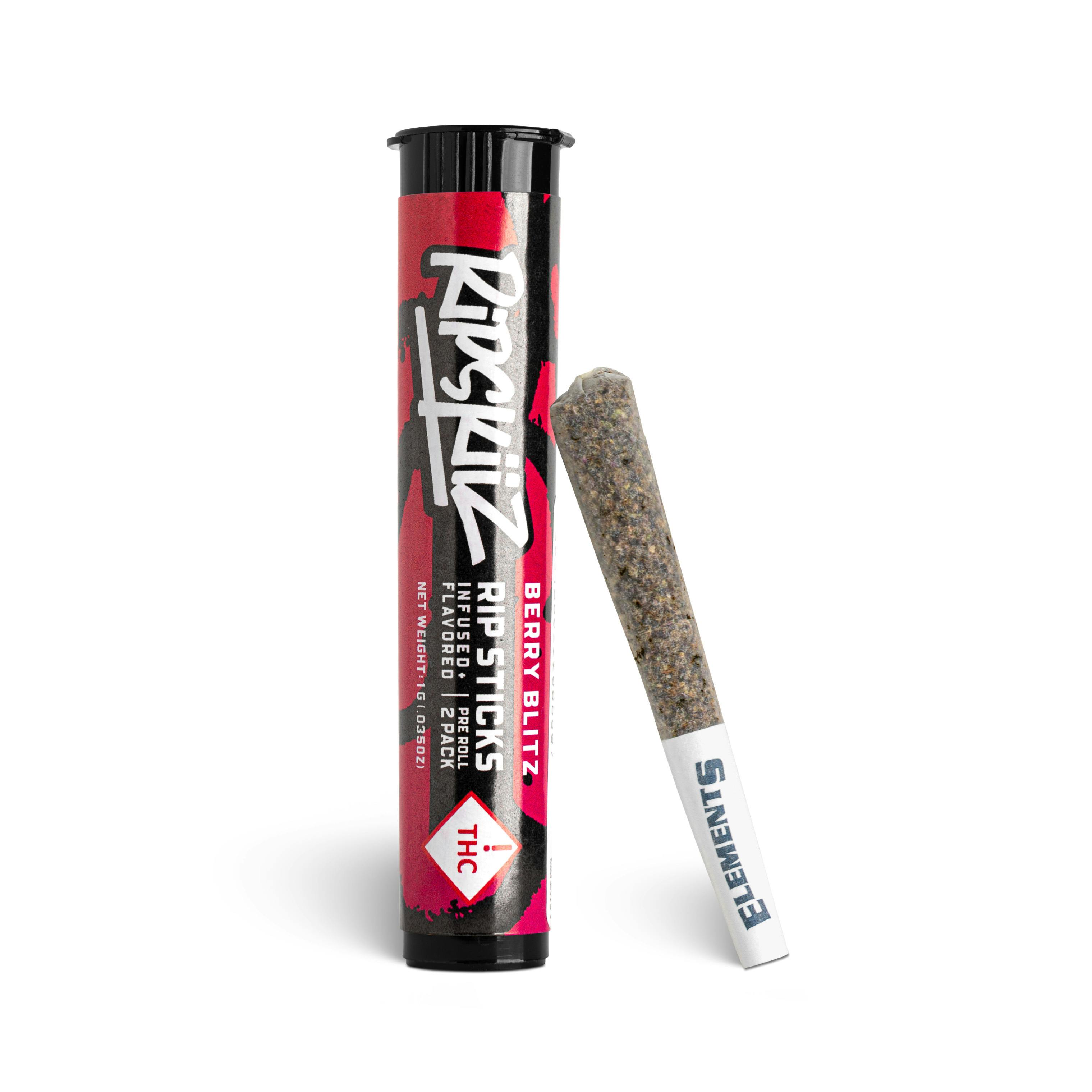 Berry Blitz Rip Sticks Infused Pre-Rolls - 2 Pack