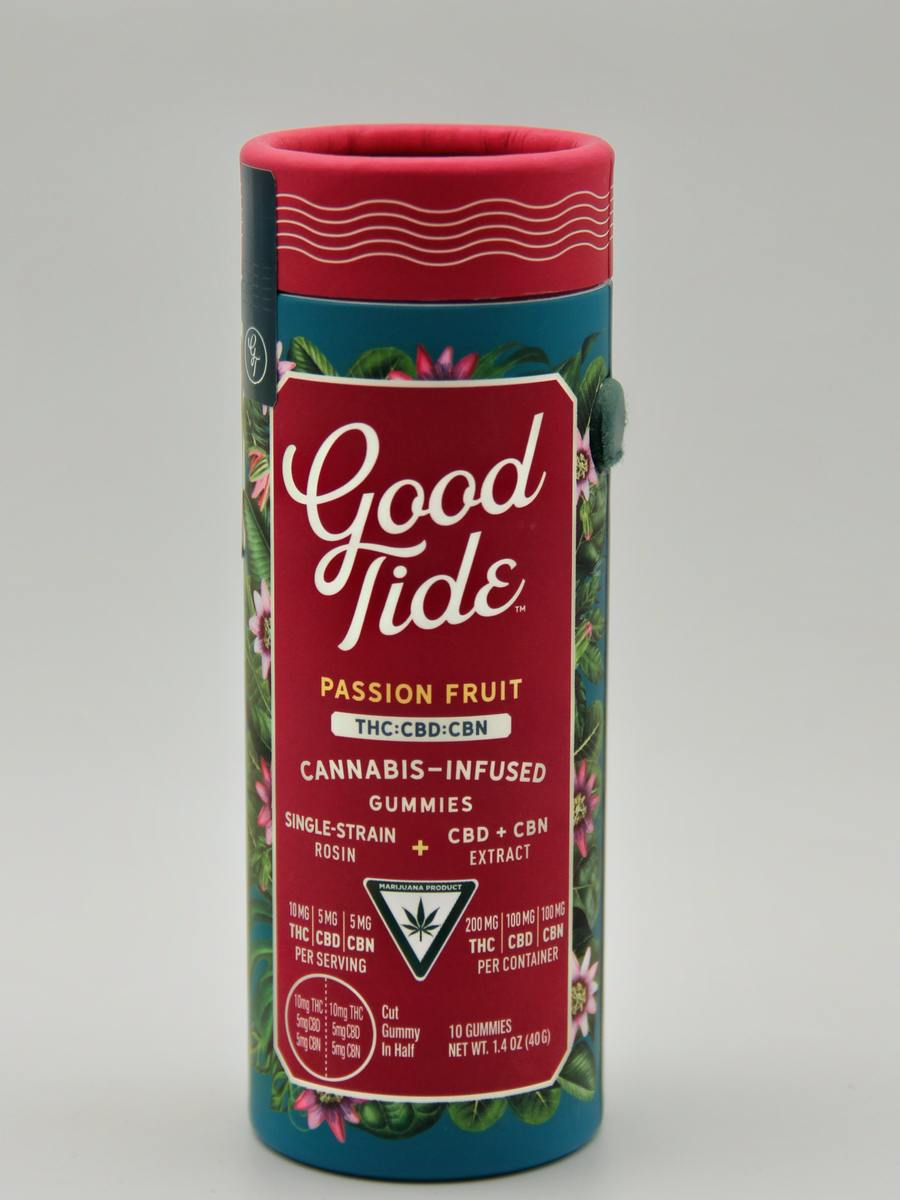 Good Tide | Edibles | Passion Fruit 2:1:1 THC:CBD:CBN