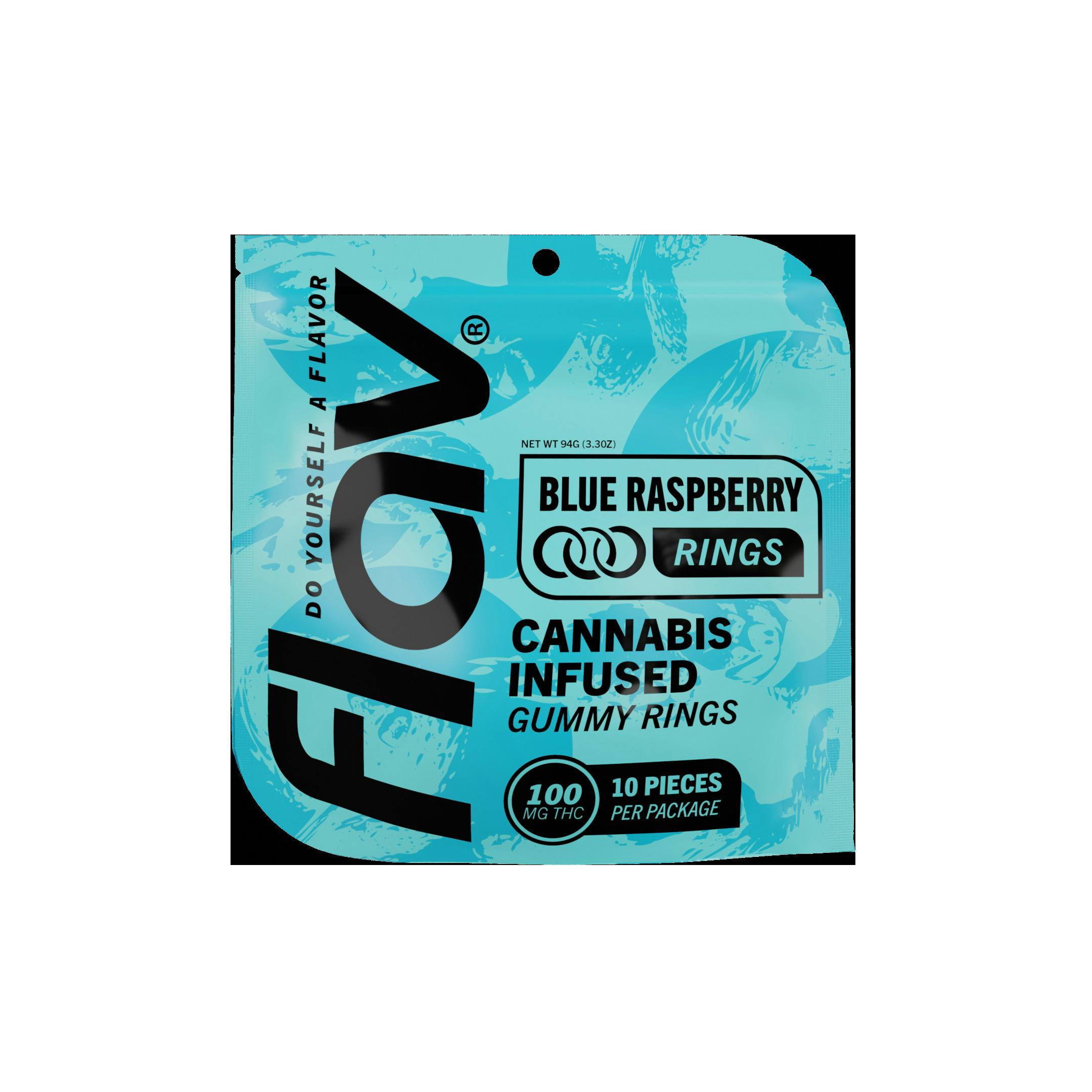 Flav Rings 100 MG Blue Raspberry