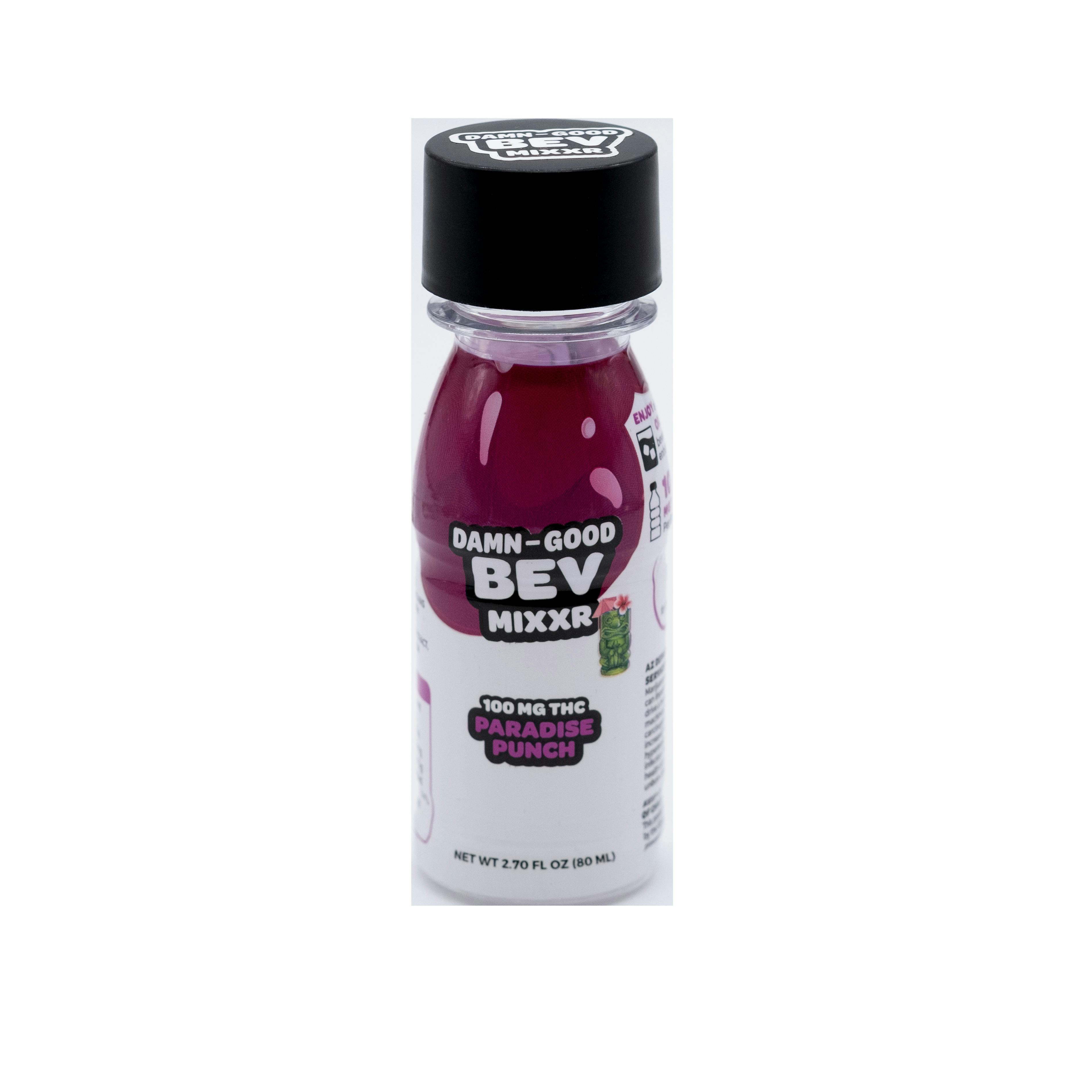 Damn Good Focus Bev Mixxr 100 MG Paradise Punch