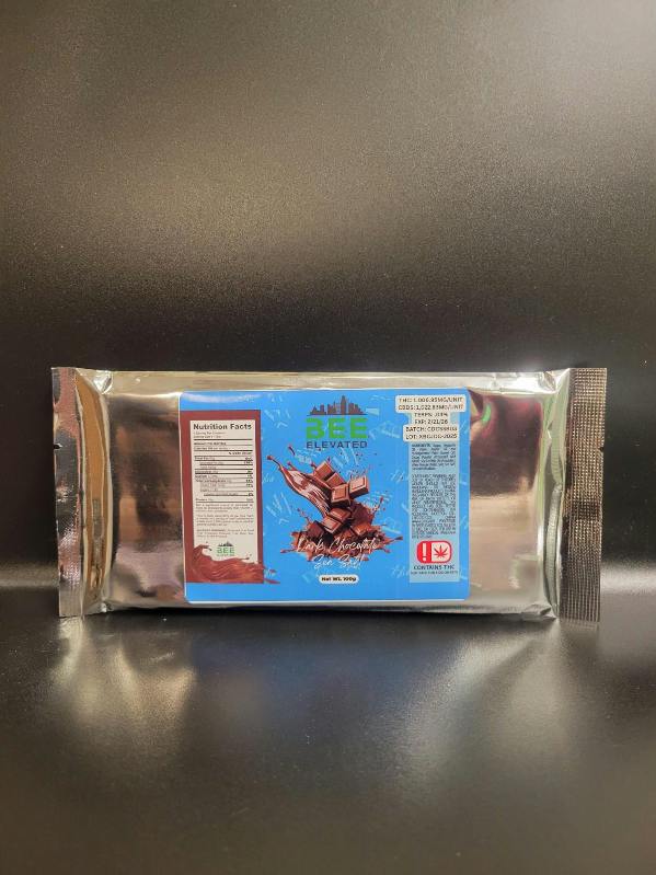 BE 1000mg Dark Chocolate Sea Salt Bar