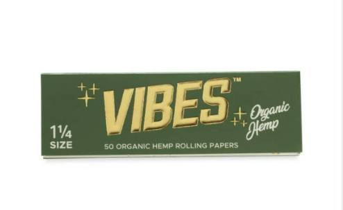 Vibes - Rolling Papers 50ct - Organic Hemp
