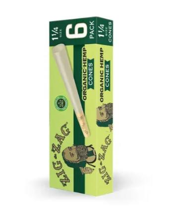 ZIG ZAG - Organic Hemp Cones 6ct