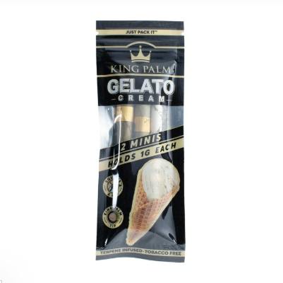 King Palm - Real Leaf Mini Rolls Gelato Cream 2ct