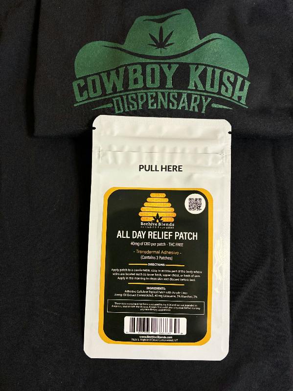 EOCO - All Day Relief Patch - CBD 40mg 3pk