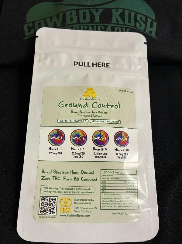 EOCO - Time Release Capsule - Ground Control - CBD 1450mg 10pk