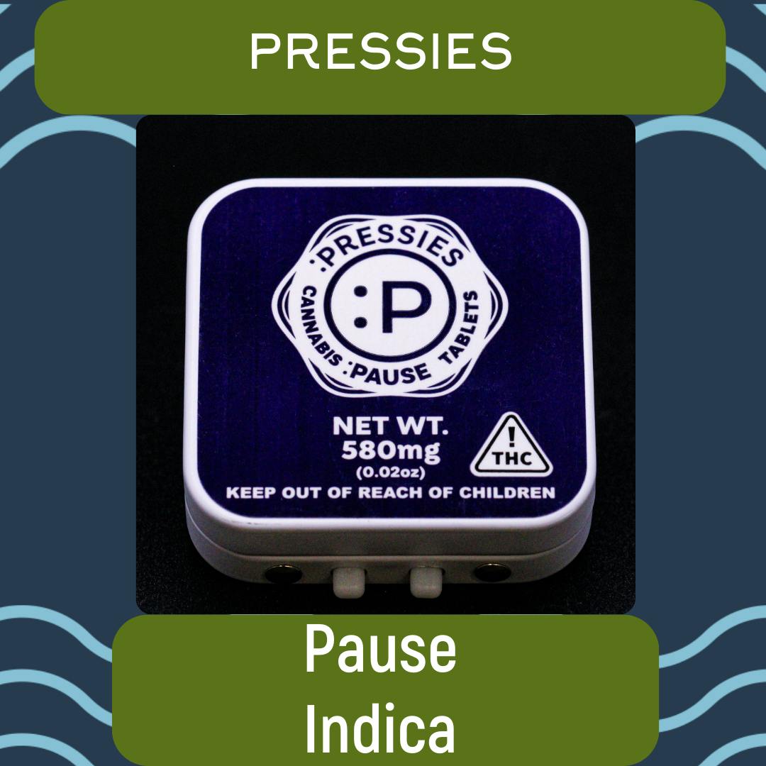 Pressies | Pure Pause Indica Pills 100mg