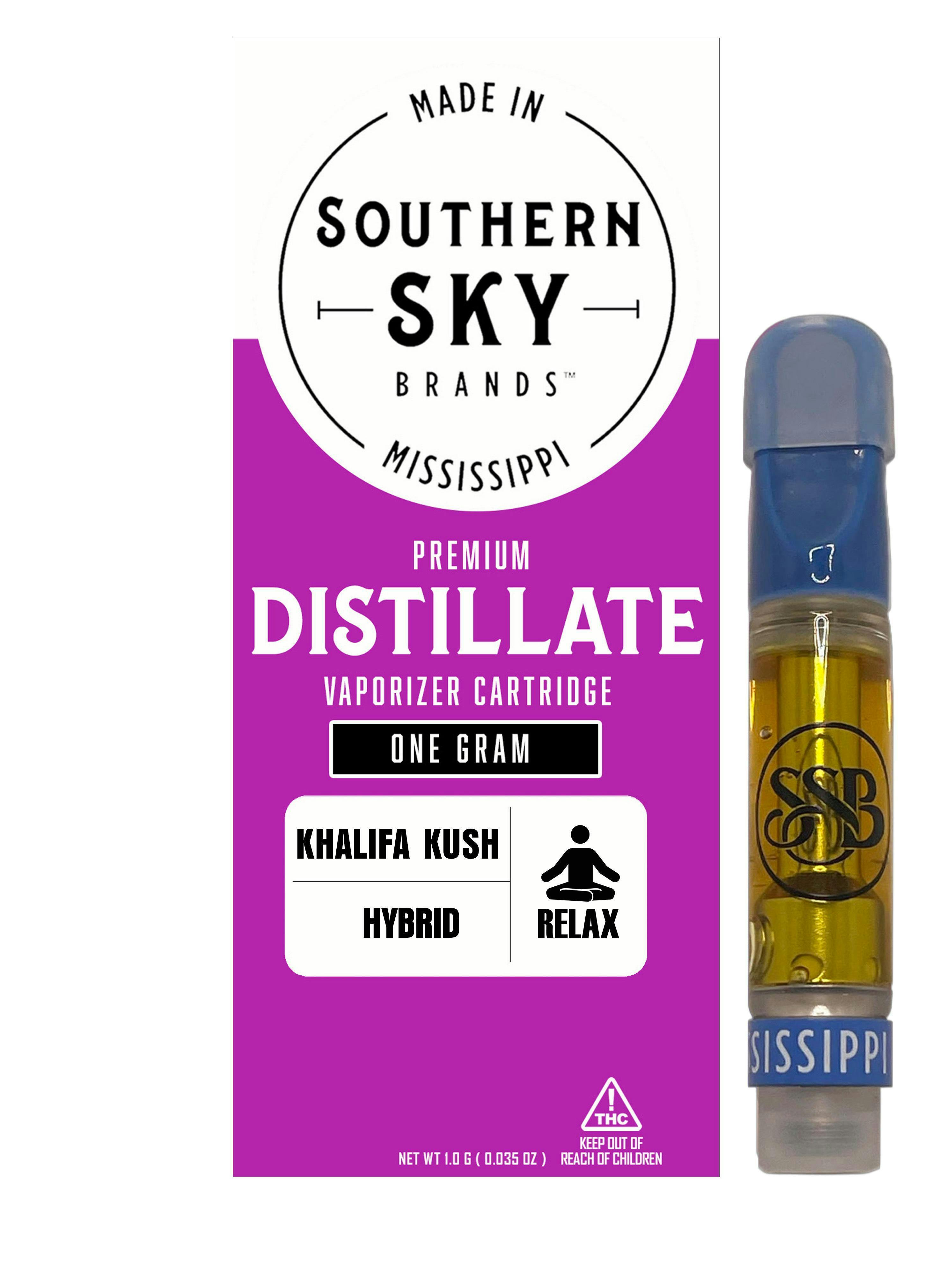 Southern Sky | 1g Vape Cart Khalifa Kush