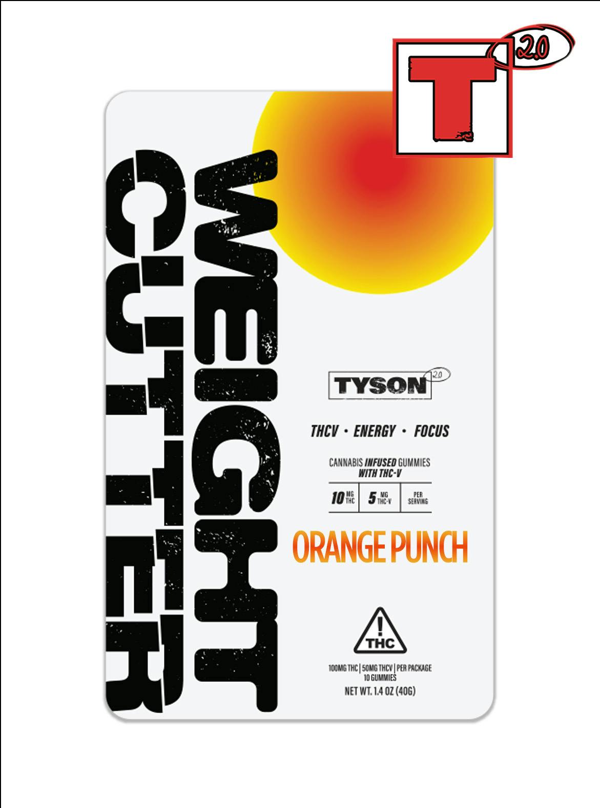 Tyson | 100mg Orange Punch Weight Cutter Gummies