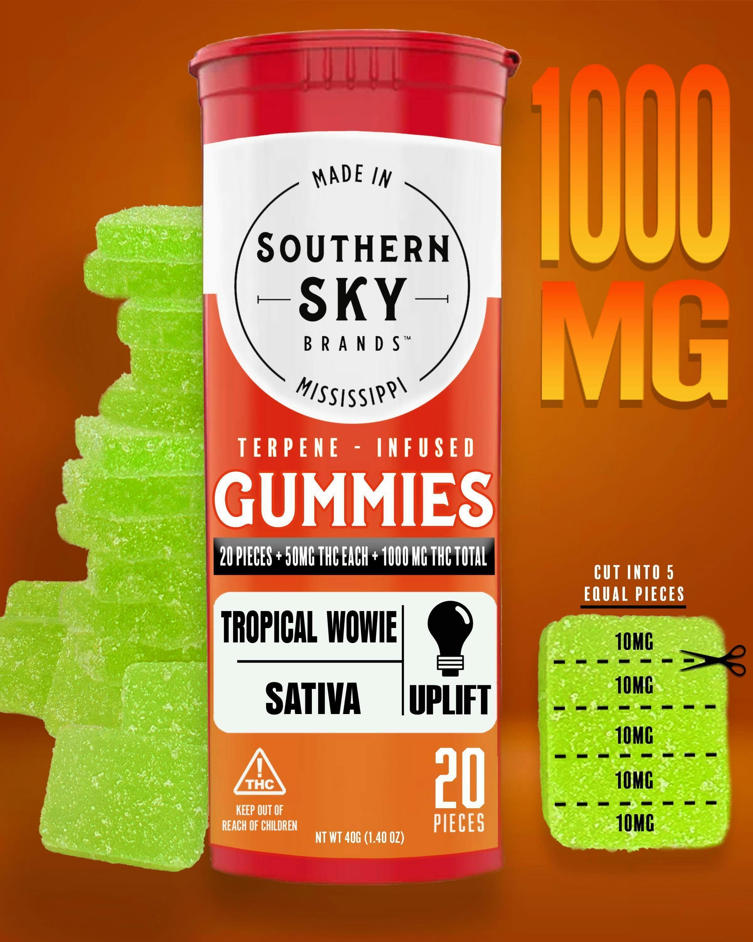 Southern Sky | 1000mg Tropical Wowie