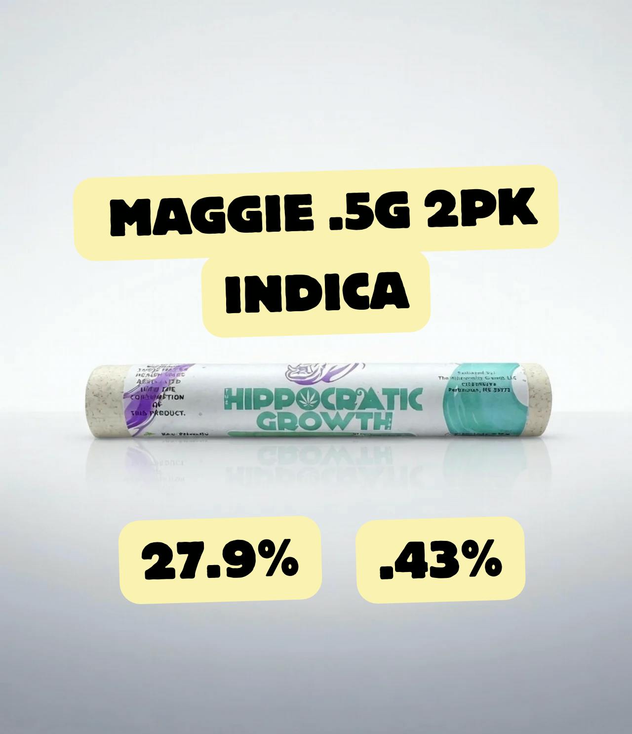 Hippocratic Growth | Maggie Pre-rolls .5g (2 Pack)
