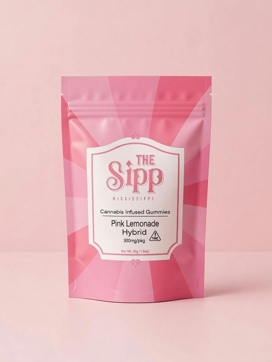 The Sipp | Pink Lemonade 300mg | Gummies