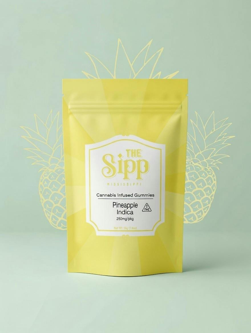 The Sipp | Pineapple Indica 250mg | Gummies
