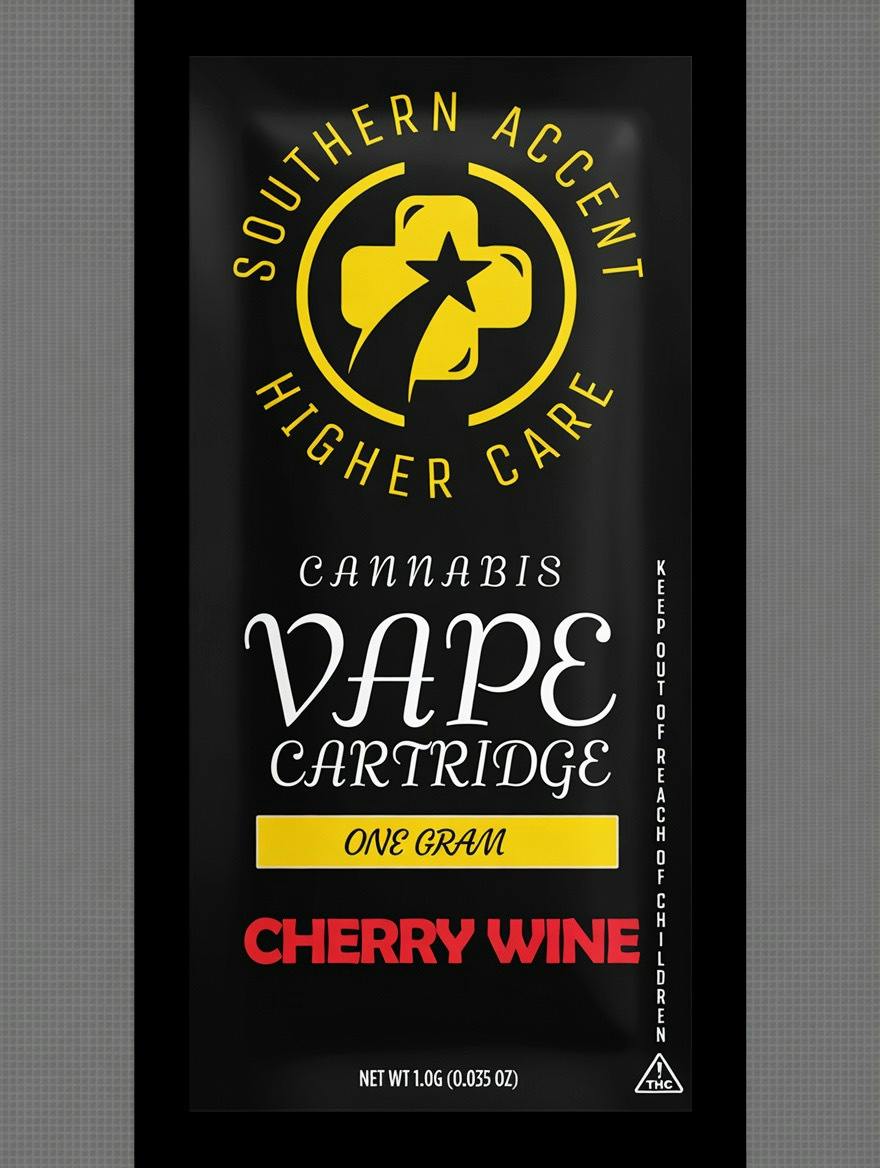 Southern Accent | 1g Vape Cart Cherry Wine