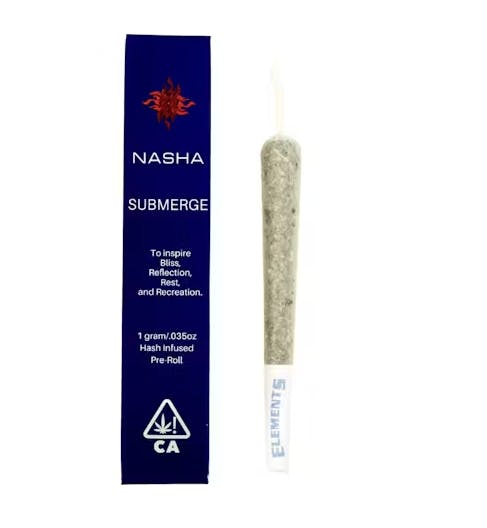 Nasha Hash Infused Preroll 1g Black Magic x Grape Jam