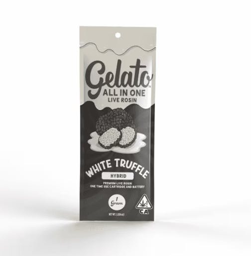 Gelato Live Rosin All In One 1g White Truffle