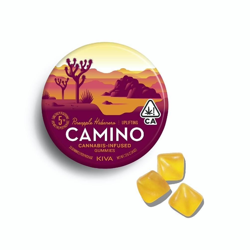 Kiva Camino Gummies Pineapple Habanero
