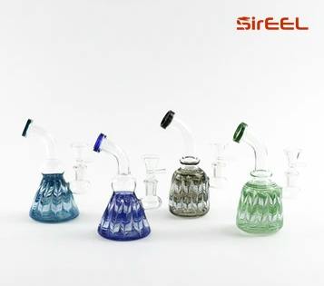 SirEEL 6" Bent Neck Bong w/ Bowl